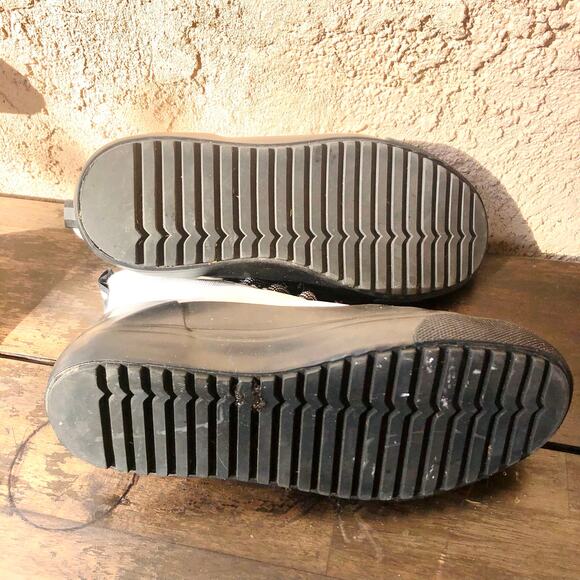 Hunter for Target Dipped Canvas High Tops Top Sneaker Rain Boots White M6 W8 - Picture 8 of 12